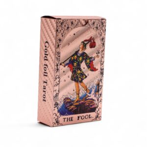 Moon Phase Rose Gold Foil Tarot Deck – Rider-Waite-Smith