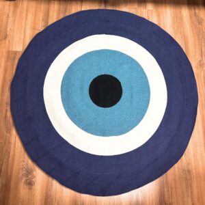 The Woven Ward: Evil Eye Boundary Rug